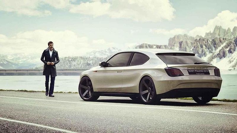 Moderní reinterpretace Škody 110 R od studia NOVAGUE.