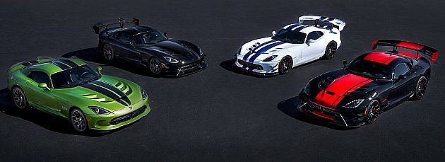 Nové speciální edice vozu Dodge Viper.