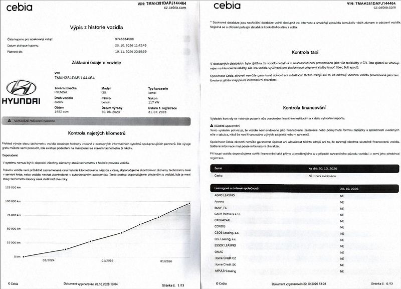 Hyundai i30 1,5 T-GDi WG DPH 1.maj původČR - fotka 50 z 50