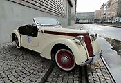 Jawa Minor roadster 1939, se kterým Lukáš Kudrna letos zvítězil v závodě 1000 mil Československa.