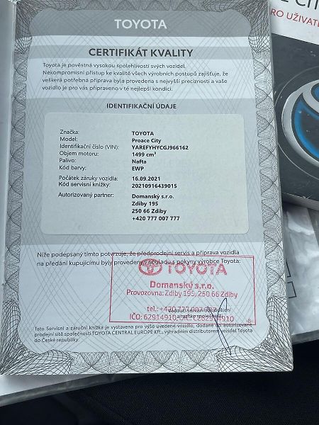 Toyota ProAce 1.5D-4D 75kW*ZADÁNO* - fotka 25 z 25