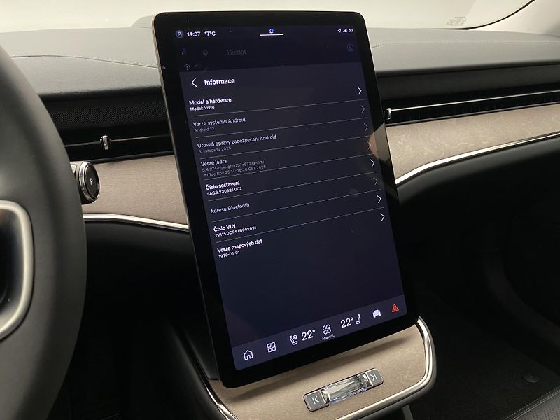 Volvo ES90 (2026) PURE ELECTRIC EXT.SINGLE ULTRA - fotka 61 z 75