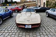 Americké automobily Corvette na 21. ročníku tradičního srazu v areálu Plzeňského Prazdroje