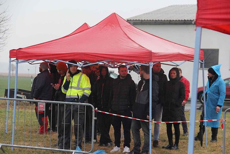 Rallyslalom 2024 Přerov na bochořském letišti.