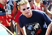 Coulthard na startovním roštu seriálu Škoda Octavia Cup v roce 2000.