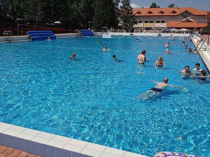 Vstupní objekt do lázeňského komplexu Zalakaros.