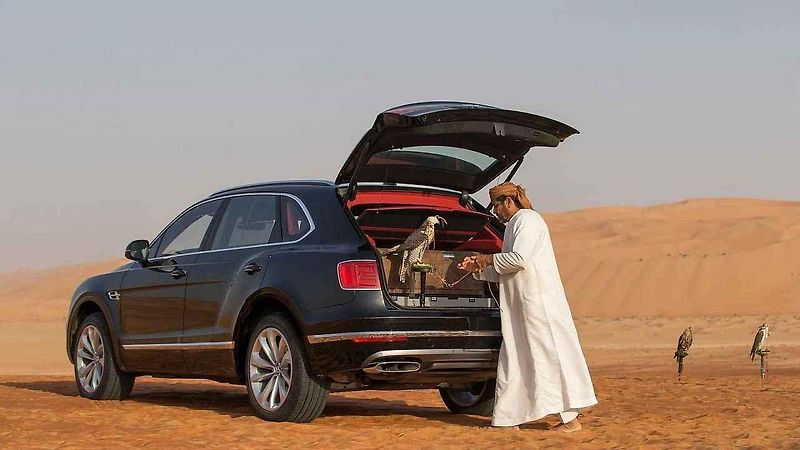 Bentley Bentayga Falconry.