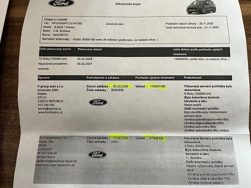 Ford S-MAX (2020) 2.0 TDCi ST Line 140 Kw - fotka 23 z 24