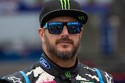 Ken Block americký profesionální jezdec rallye během Red Bull GRC Global Rallycross v roce 2014.