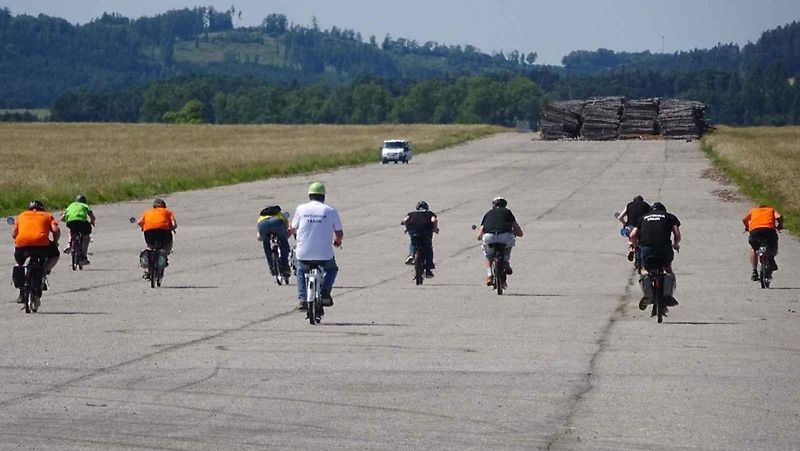 9. setkání motokol značky Solex v Táboře.