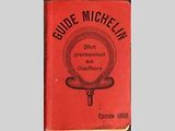 Historicky první vydaní Michelinský průvodce z roku 1900.