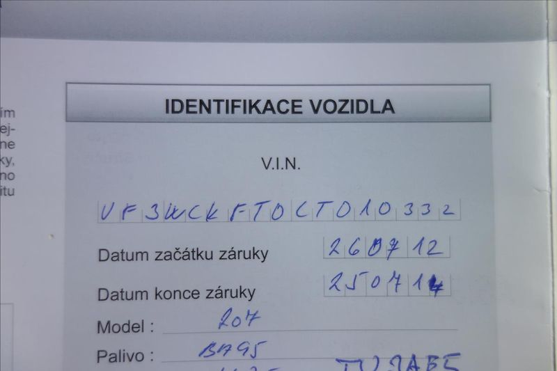 Peugeot 207 1,4 i 54KW, ČR, SERVIS. KN. - fotka 27 z 30