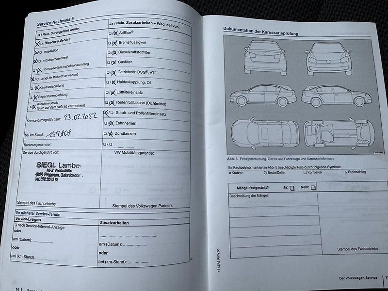 Volkswagen Touran 1.6 TDI 77 kW servisní knížka - fotka 19 z 20