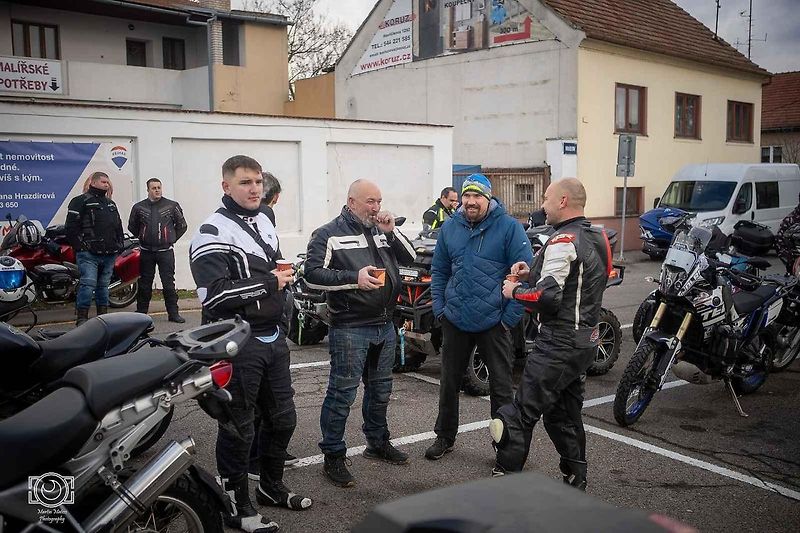 Vánočka 2024. Podívejte se, jak vypadal tradiční sraz motorkářů ve Slavkově.