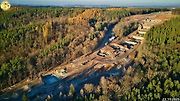 Staveniště dálnice D6 úseku Petrohrad - Lubenec. Foto: Jan Banán Svoboda