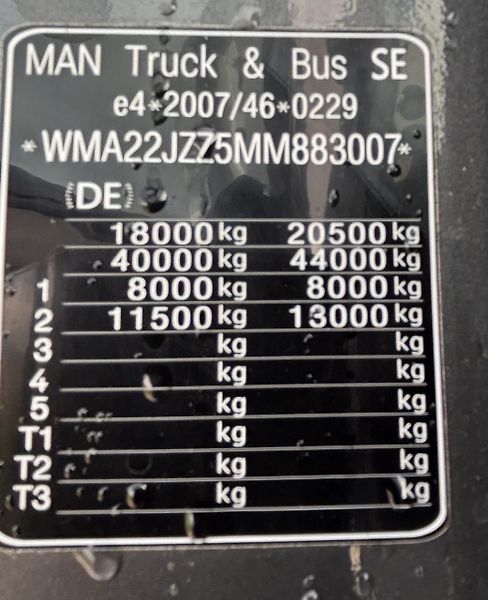 MAN TGX (2021) 18.510 4x4 hydraulika EURO 6 - fotka 21 z 21