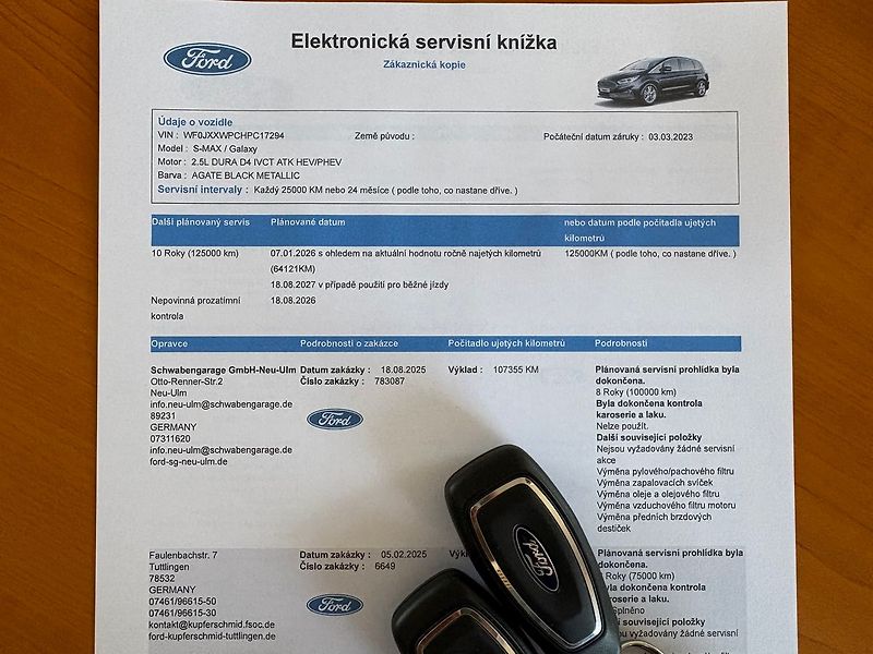 Ford S-MAX 2.5 Duratec HEV TITANIUM - fotka 49 z 57