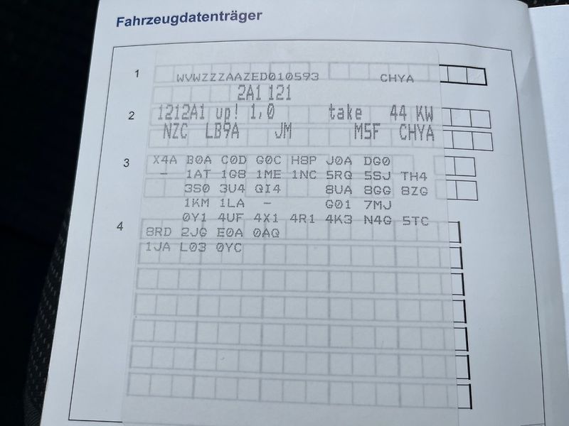 Volkswagen up! (2013) 1.0 i Klima - fotka 15 z 26