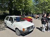 Kolonádu ovládla italská auta, na náměstí se dala ochutnat jihoevropská jídla.