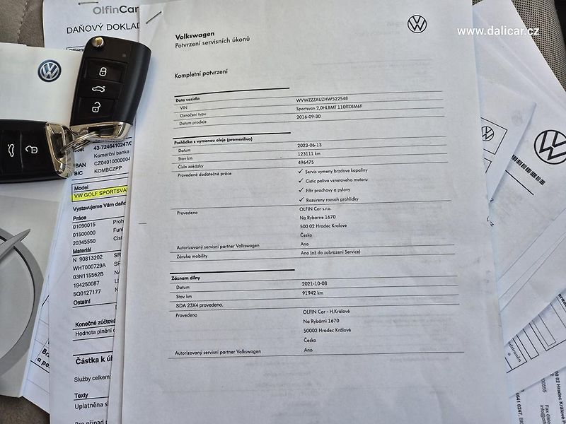 Volkswagen Golf Sportsvan (2016) 2.0TDi 110KW Highline původ ČR - fotka 46 z 51