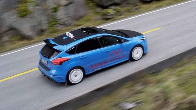 Evald Jastad a jeho Ford Focus RS Taxi.