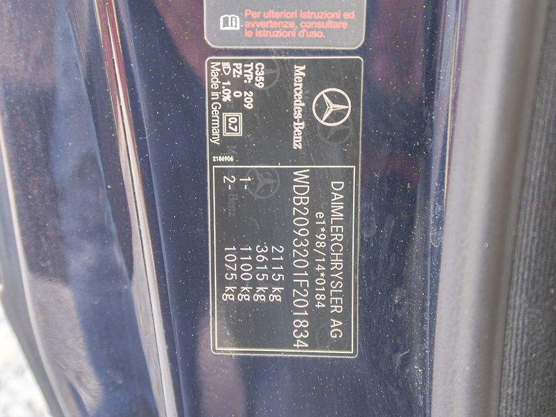 Mercedes-Benz CLK (2006) 320CDI 165KW mat – FAKTURY - fotka 32 z 32