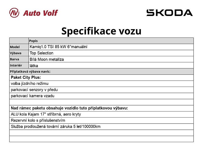 Škoda Kamiq (2024) SELEC TSI 85/1.0 M6F - fotka 6 z 33