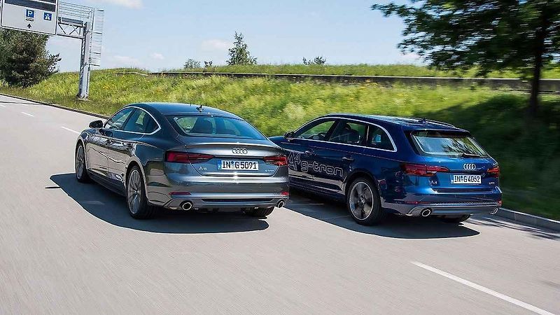Audi A5 Sportback g-tron a A4 Avant g-tron.
