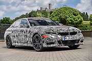 BMW 3 (2018) při testování na Nürburgringu