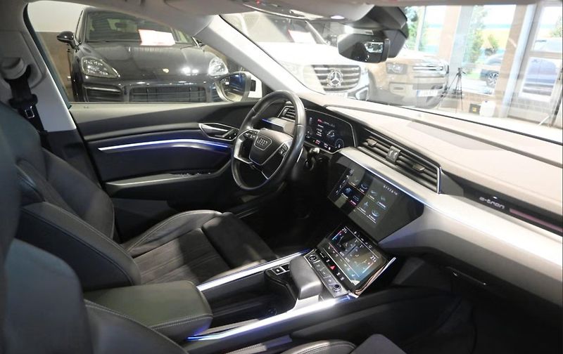 Audi Q8 e-tron 55 Q 360k Pano Tažné BLIS - fotka 11 z 27
