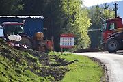 Stavba dálnice D11 v Královci 28. dubna 2025.