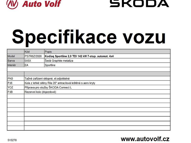 Škoda Kodiaq Sportline 2,0TDI 142kW - fotka 2 z 11