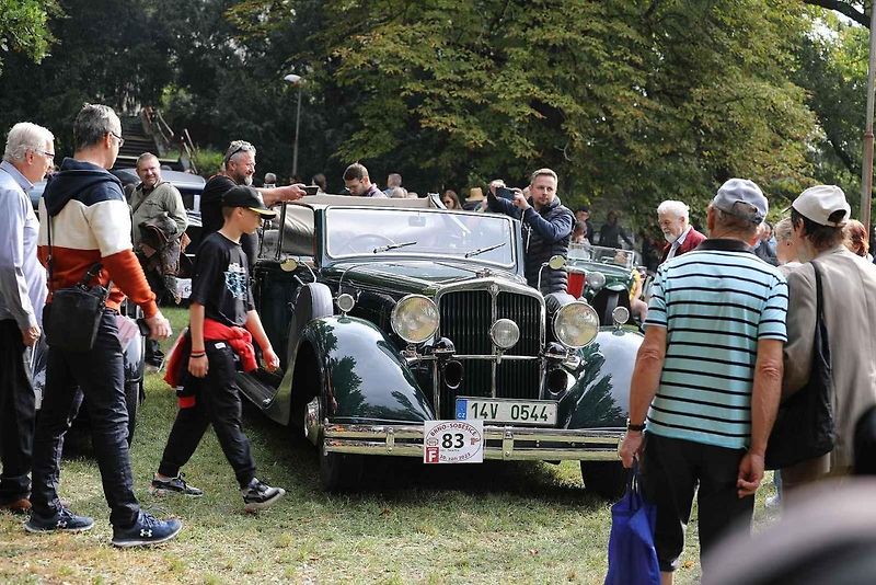 Na akci Jízda do vrchu a výstava historických vozidel se představilo na tři sta automobilů a motocyklů.