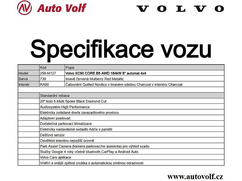 Volvo XC90 CORE B5 AWD 184kW 4x4 - fotka 2 z 12