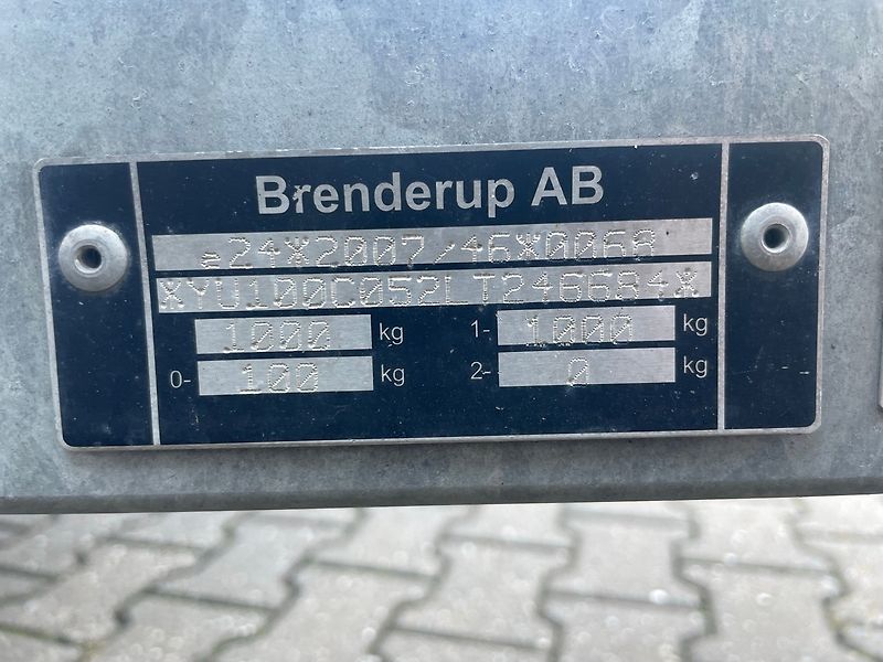 Brenderup (2020) Stěhovací přívěs 1T rampa - fotka 14 z 14
