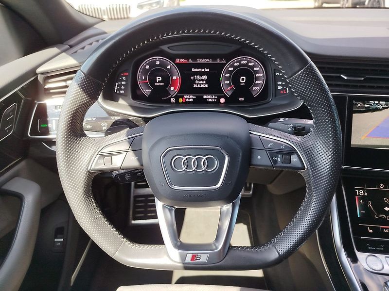 Audi Q8 50TDI Quattro S-Line, ČR, DPH - fotka 15 z 31