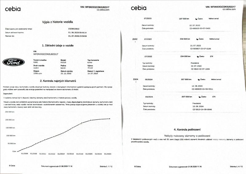 Ford Focus 1,6 i 16V 74kW 1.maj. původ ČR - fotka 45 z 45