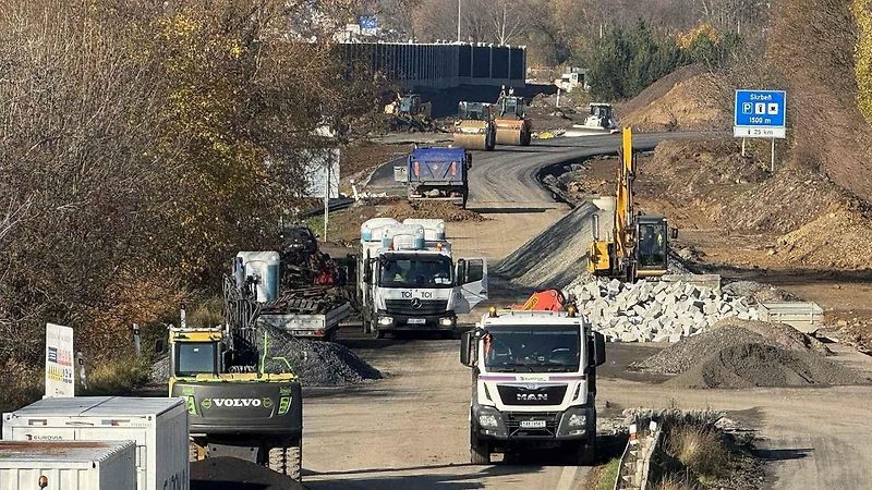 Nové křížení MÚK Křelov na dokončovaném západním obchvatu Olomouce (D35 Křelov–Slavonín)