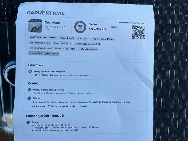 Opel Astra (2020) ST 1.2 turbo 96kW! Navi! - fotka 22 z 35