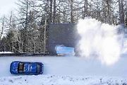 Subaru WRX STI na bobové dráze ve Svatém Mořici.