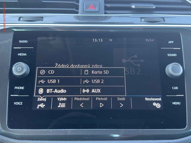 Volkswagen Tiguan (2019) 1.5 TSI, ČR, Marathon, STK6 - fotka 15 z 23
