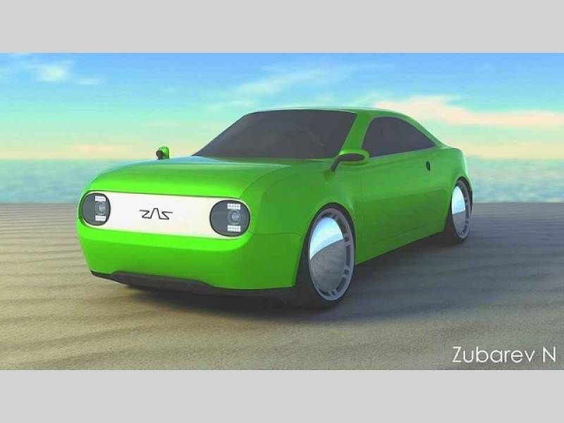 Moderní reinterpretace Škody 110 R od studia NOVAGUE.