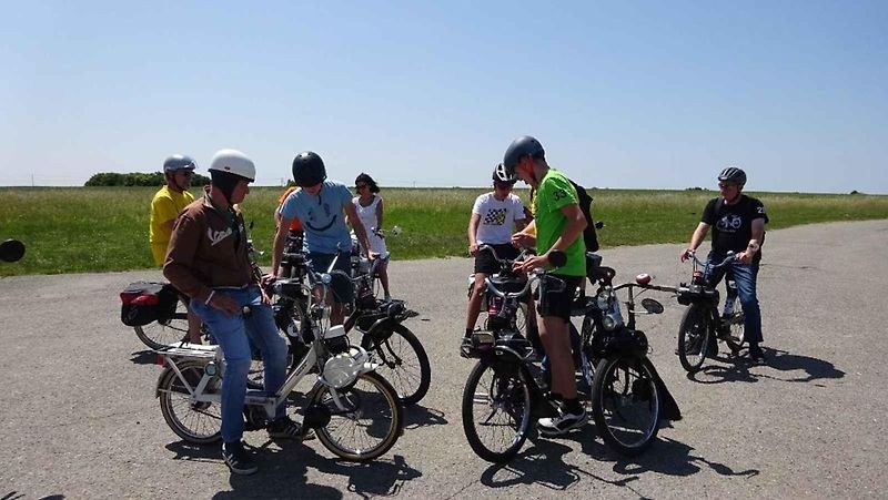 9. setkání motokol značky Solex v Táboře.