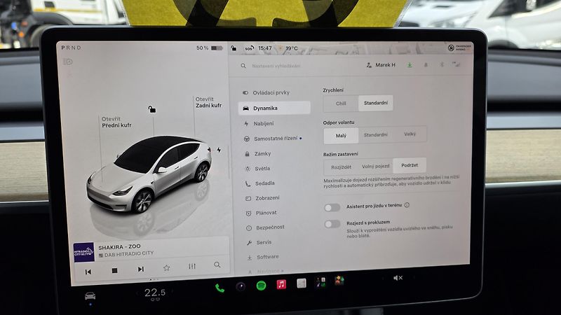 Tesla Model Y (2023) LR AWD Záruka SoH 93,2% - fotka 18 z 33
