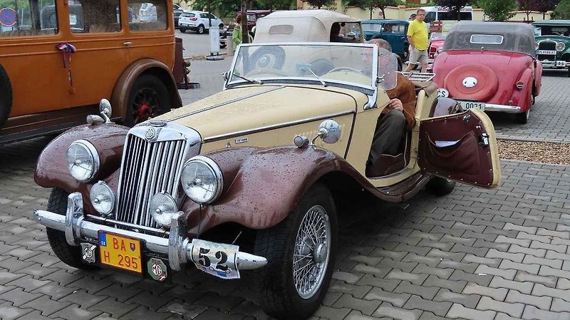 Pálavský Oldtimer přilákal na Břeclavsko desítky elegantnch veteránů.
