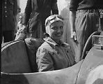 Rok 1949 a závodnice de Filippis při závodě Gra San Bernardo.