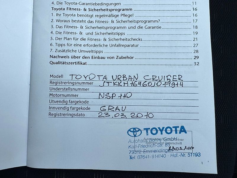 Toyota Urban Cruiser (2010) 1,3i 74 KW SPOJKA STK - fotka 43 z 45