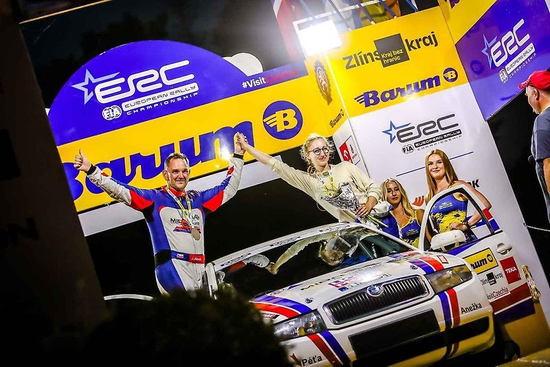 Rallye Český Krumlov 2024. Eliška Slavíková.