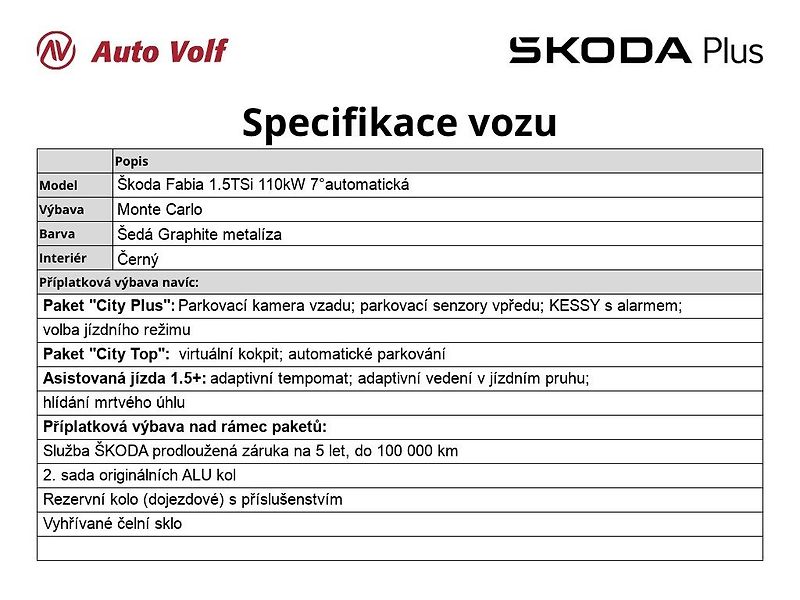 Škoda Fabia (2025) Monte Carlo 1.5TSi 110kW 7°aut - fotka 6 z 31