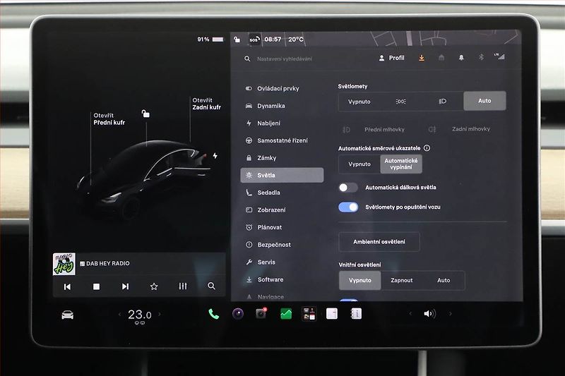 Tesla Model 3 (2019) Long Range 4WD 78kWh, SoH 78% - fotka 15 z 20
